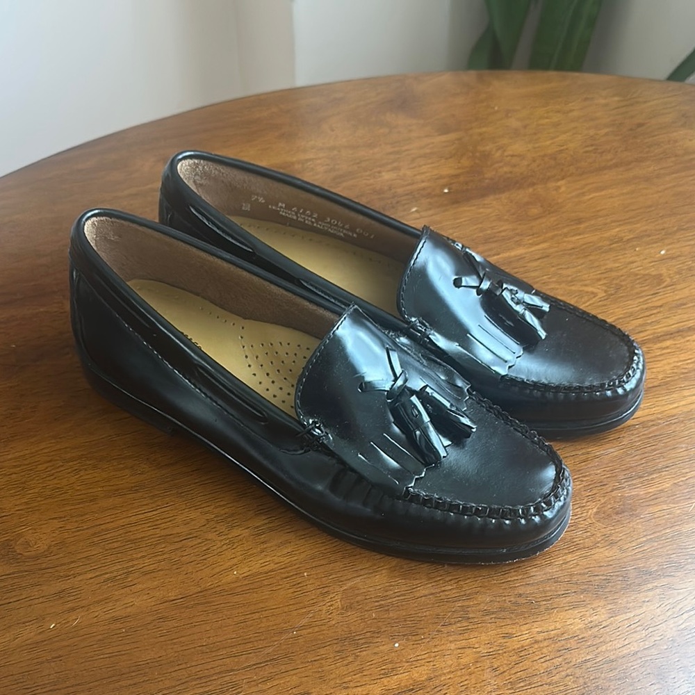 Classic Black Tassel Loafers